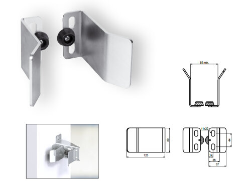 CAIS PADDOCK SM - horní koncový doraz pro posuvnou bránu